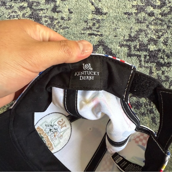 Kentucky Derby 145 Multicolor Rider Print by 47 Ballcap Hat - Picture 4 of 4